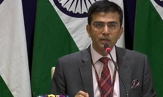 Người phát ngôn Bộ Ngoại giao Ấn Độ Raveesh Kumar. Ảnh: India Today