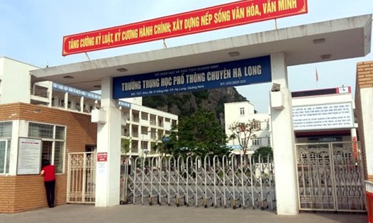 Trường THPT chuyên Hạ Long, nơi xảy ra vụ việc