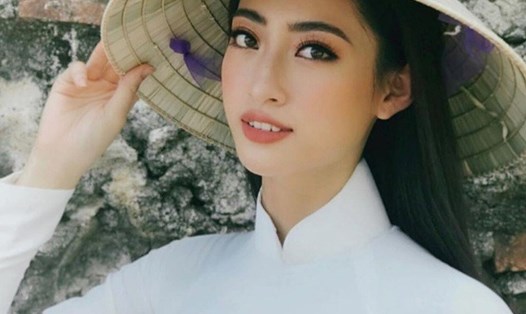Tân Hoa hậu Lương Thuỳ Linh sở hữu gương mặt xinh đẹp, tinh khiết.