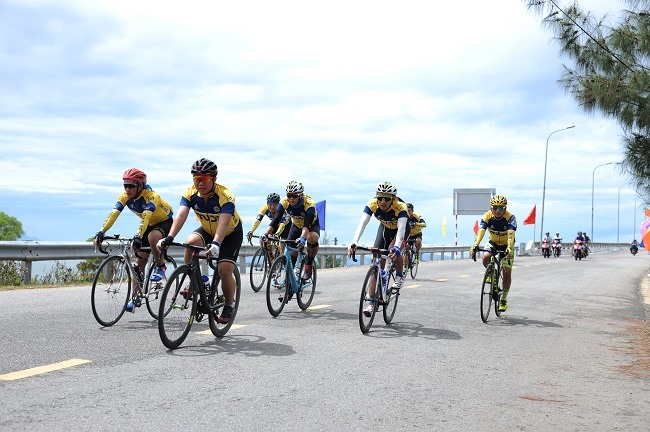 Các vận động viên tham gia Coupe de Huế năm 2018. Ảnh: BTC cung cấp