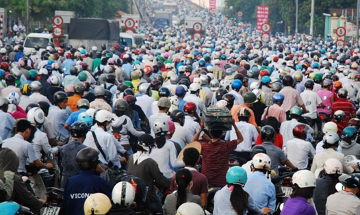 Nhiều tuyến đường tại TP. Hồ Chí Minh thường xuyên bị ùn tắc nghiêm trọng. Ảnh TK
