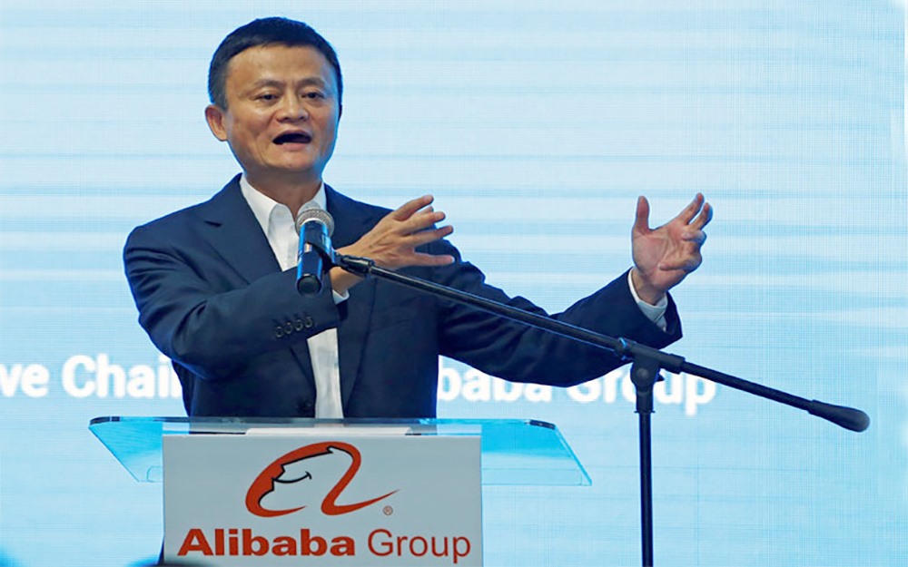 Chân dung tỉ phú Jack Ma. Ảnh: GG.