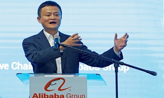 Chân dung tỉ phú Jack Ma. Ảnh: GG.