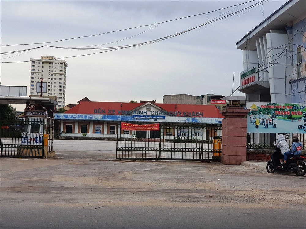 Khu đất bến xe Vinh cũ, diện tích gần 10.000m2, vị trí mặt tiền đường Quốc lộ 1A đi qua trung tâm thành phố Vinh. Ảnh: Q.Đại