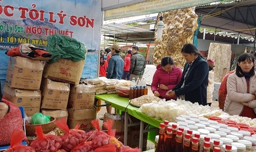 Một trong những gian hàng nông sản của Việt Nam tham gia Hội chợ Agro Viet các năm trước. Ảnh: Kh.V