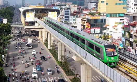 Dự án đường sắt Cát Linh - Hà Đông (Hà Nội) Sau 8 lần sai hẹn đến nay vẫn chưa được khai thác. Ảnh: PV