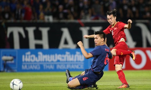 Tuyển Việt Nam tụt 2 bậc trên BXH FIFA tháng 9 sau trận hòa 0-0 với tuyển Thái Lan ở vòng loại World Cup 2022. Ảnh:: FAT
