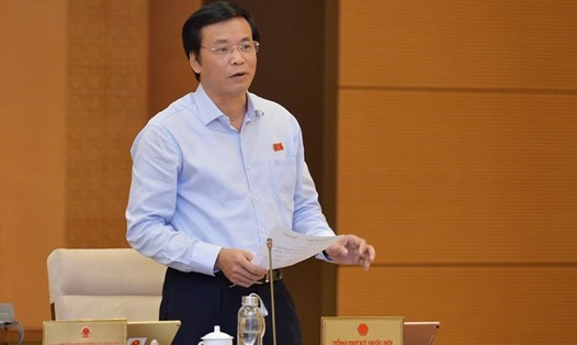 Tổng Thư ký Quốc hội Nguyễn Hạnh Phúc. Ảnh Gia Hân