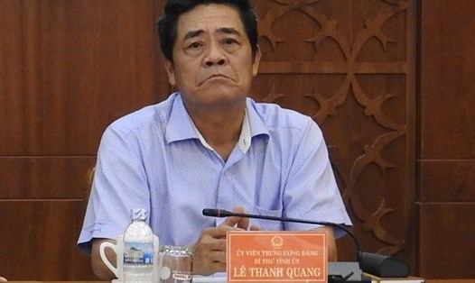Ông Lê Thanh Quang - Bí thư Tỉnh ủy Khánh Hòa. Ảnh: Nhiệt Băng