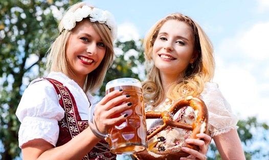 Pretzel là món ăn nhẹ ngon của Bavaria, Đức và được ưa chuộng khắp thế giới. Pretzel được xem là một trong những biểu tượng của lễ hội Oktoberfest của Bavaria. Ảnh: Getty.