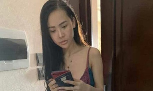 "Má mì" Nguyễn Thị Cúc khi bị bắt.