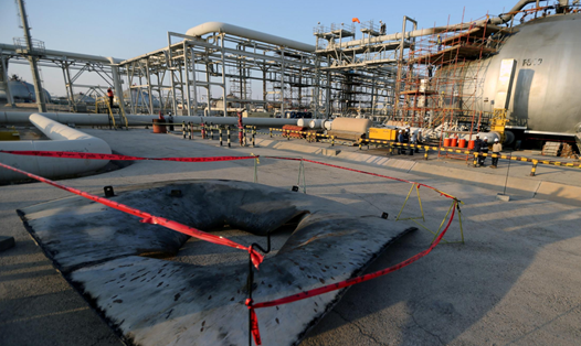 Nhà máy dầu Aramco ở Abqaiq, Saudi Arabia ngày 20.9.2019. Ảnh: Reuters