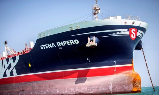Tàu chở dầu Stena Impero. Ảnh: WANA.