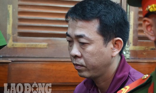 Bị cáo Nguyễn Minh Hùng tại phiên toà