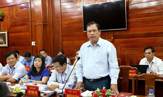 Ông Nguyễn Văn Trăm- Chủ tịch UBND tỉnh Bình Phước. Ảnh: Thanh Tuấn