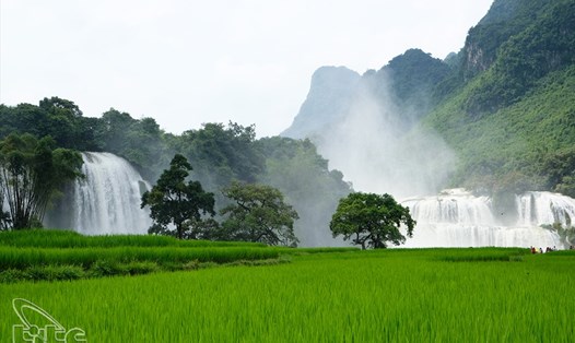 Thác Bản Giốc là là một trong những thác nước tự nhiên đẹp nhất Việt Nam (Ảnh: TITC/Thế Phi)