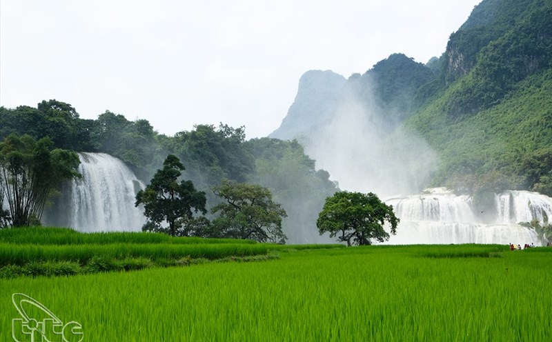 Thác Bản Giốc là là một trong những thác nước tự nhiên đẹp nhất Việt Nam (Ảnh: TITC/Thế Phi)