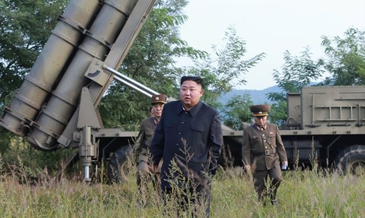Chủ tịch Triều Tiên Kim Jong-un. Ảnh: KCNA.