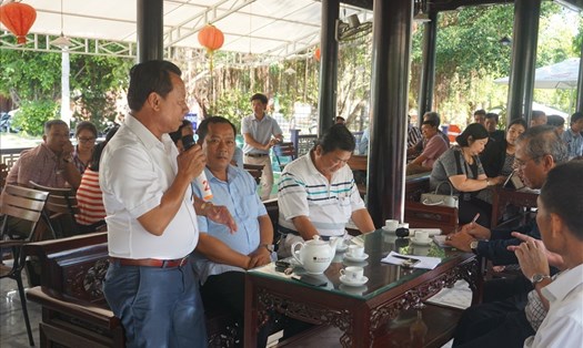 Doanh nhân nêu ý kiến tại buổi cà phê với Chủ tịch UBND tỉnh Bạc Liêu ngày 19.4.