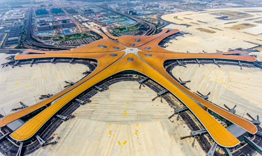 Sân bay quốc tế Daxing. Ảnh: AFP.