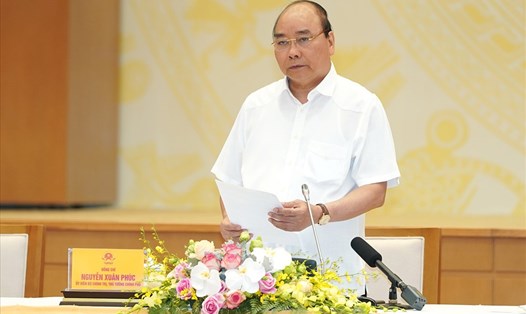 Thủ tướng Nguyễn Xuân Phúc phát biểu tại Hội nghị - Ảnh: VGP/Quang Hiếu.