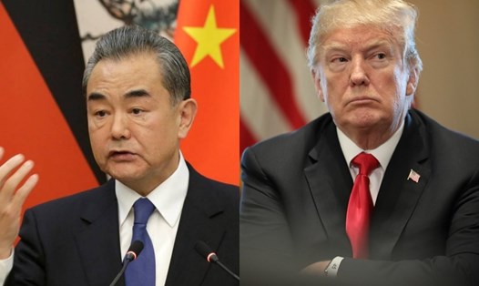 Ngoại trưởng Trung Quốc và Tổng thống Mỹ. Ảnh TL