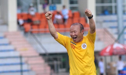 Ông Park Hang-seo đang là HLV thành công nhất trong lịch sử bóng đá Việt Nam. Ảnh: H.A
