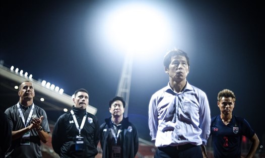 HLV Akira Nishino ra mắt bằng trận hòa 0-0 trước tuyển Việt Nam. Ảnh: Siam Sport