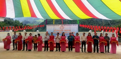 Quang cảnh lễ khánh thành. Ảnh: M.Hiếu