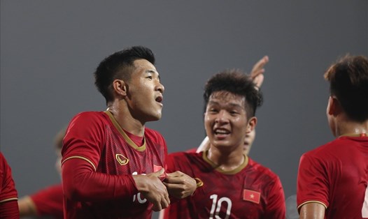 Các cầu thủ U22 Việt Nam có trận giao hữu quan trọng trước thềm SEA Games 30. Ảnh S.T