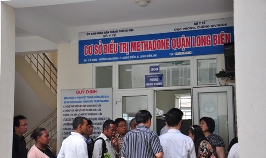 Một cơ sở điều trị cai nghiện ma túy bằng Methadone ở Hà Nội. Ảnh: PV