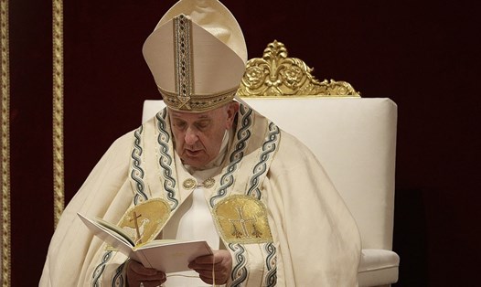 Giáo hoàng Francis gửi thông điệp hòa bình, đoàn kết và thấu hiểu trong dịp năm mới 2020. Ảnh: AP