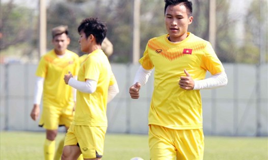 Triệu Việt Hưng tin tưởng U23 Việt Nam có được 3 điểm trước Jordan. Ảnh: VFF