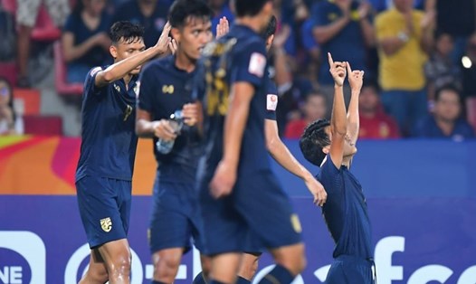 U23 Thái Lan dẫn trước nhưng cuối cùng đã thua ngược U23 Australia. Ảnh: AFC.