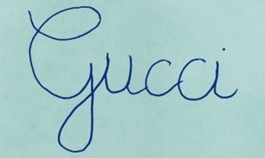 Rộ trend bắt chước Gucci viết chữ nguệch ngoạc lên avatar. Ảnh FB