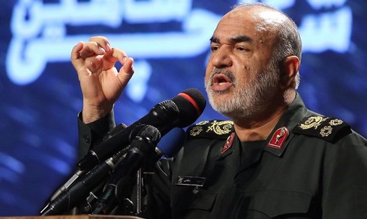 Thiếu tướng Hossein Salami, Tư lệnh Lực lượng Vệ binh Cách mạng Iran. Ảnh: AFP