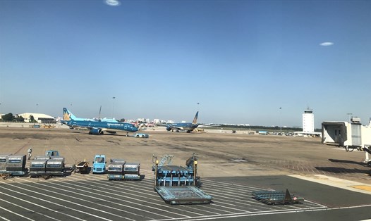 Cảng hàng không Quốc tế Tân Sơn Nhất đã tiệm cận mức quá tải. Ảnh: VGP/Phan Trang. Ảnh VGP