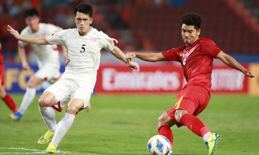 U23 Việt Nam nhận thất bại 1-2 trước U23 Triều Tiên và sớm bị loại khỏi giải Châu Á 2020. Ảnh: L.T