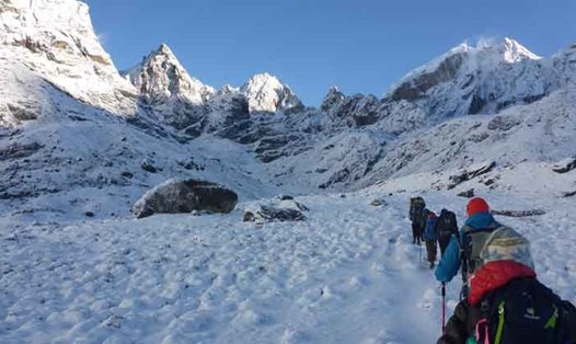 Núi Annapurna là ngọn núi cao thứ 10 trên thế giới, địa điểm yêu thích của nhiều khách du lịch leo núi. Ảnh: Getty Images