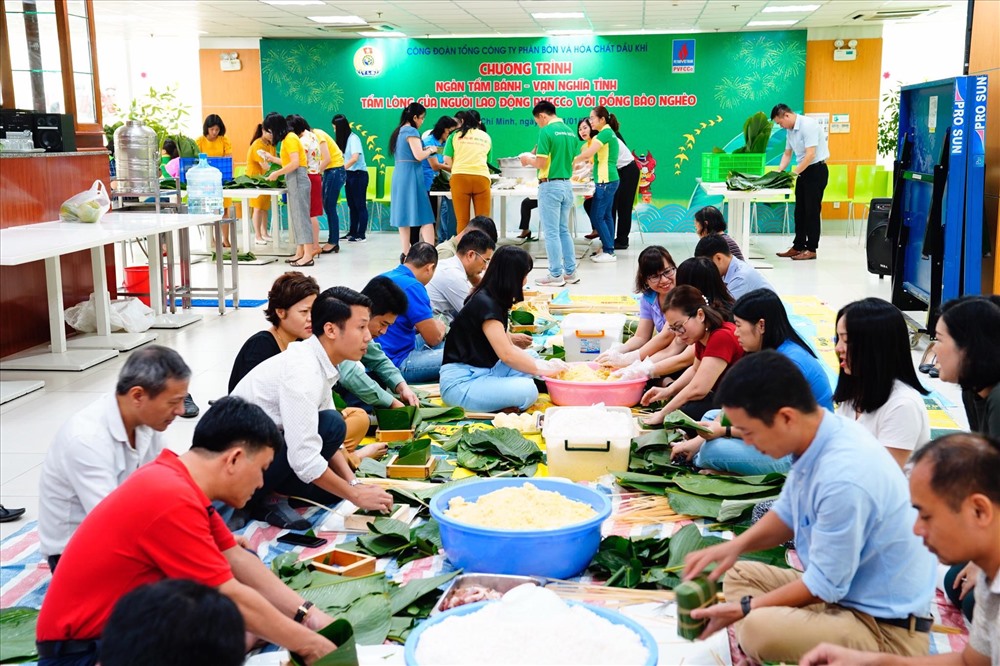 Chương trình thu hút đông đảo đoàn viên, người lao động tham gia. Ảnh: C.Đ.D.K