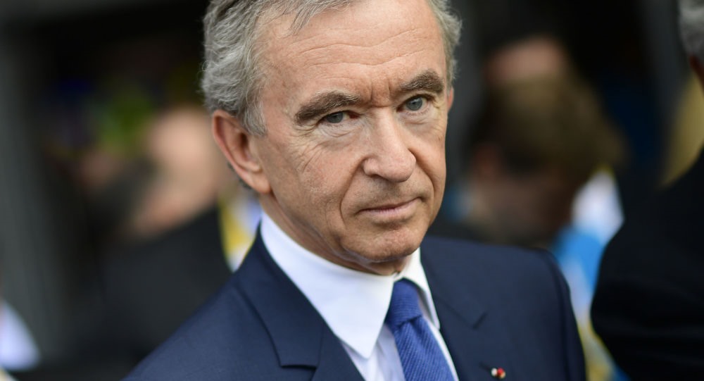 Chủ tịch LVMH của Pháp Bernard Arnaud. Ảnh: AFP
