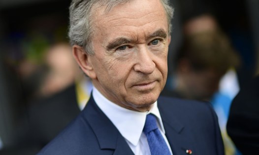 Chủ tịch LVMH của Pháp Bernard Arnaud. Ảnh: AFP