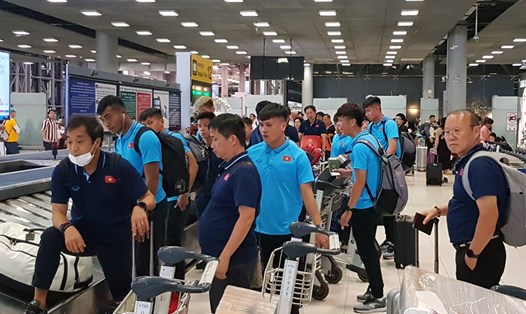 U23 Việt Nam đã có mặt tại Thái Lan, bắt đầu hành trình chinh phục giải U23 Châu Á  2020. Ảnh: VFF