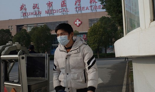 Ảnh chụp tại Trung tâm Điều trị y tế Vũ Hán. Ảnh: SCMP