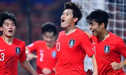 U23 Hàn Quốc mơ chức vô địch U23 Châu Á đầu tiên sau khi đánh bại U23 Australia vào tiến vào trận chung kết với U23 Saudi Arabia. Ảnh: AFC