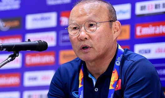 Huấn luyện viên Park Hang-seo khép lại năm 2019 trọn vẹn. Ảnh: VFF