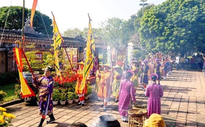 Nhiều hoạt động Tết xưa được tại hiện để phục vụ du khách.