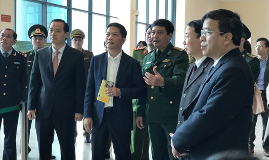 Bộ trưởng bộ Công Thương Trần Tuấn Anh làm việc tại Lạng Sơn.