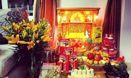 Theo phong tục tập quán cổ truyền Việt Nam, mùng 10 tháng Giêng âm lịch hằng năm là ngày vía Thần Tài. Ảnh: PV.