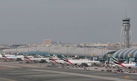 Sân bay quốc tế Dubai. Ảnh Reuters